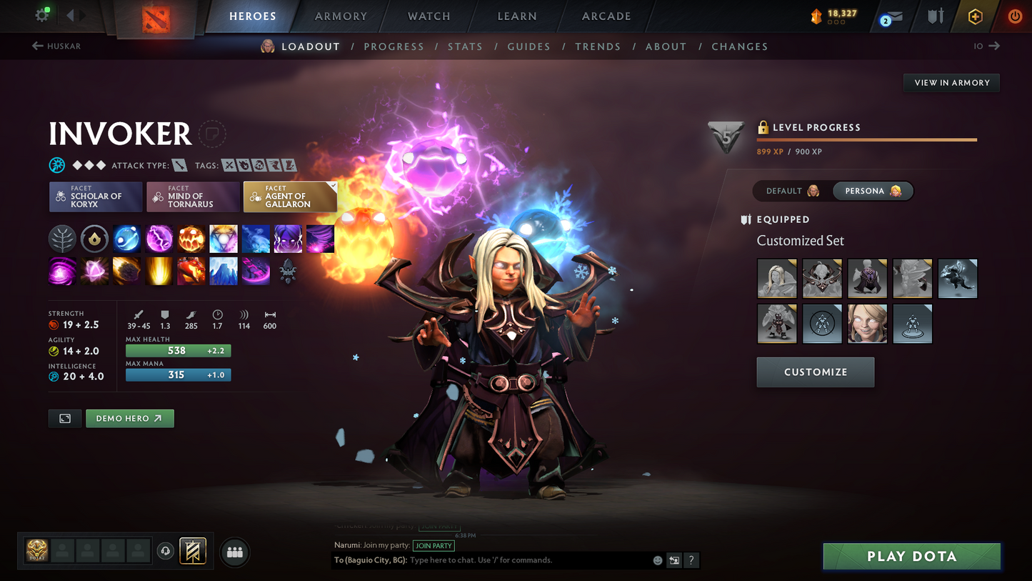 Legend I | MMR: 3130 - Behavior: 10167 | Complete Nemestice Battlepass | Arcanas: Spectre, Pudge, Shadow Fiend, Zeus | Personas: Dark Artistry Invoker, Dragon Knight, Mirana | Many Cache Sets & Items Inside | Trophy Level: 396 | Full Access