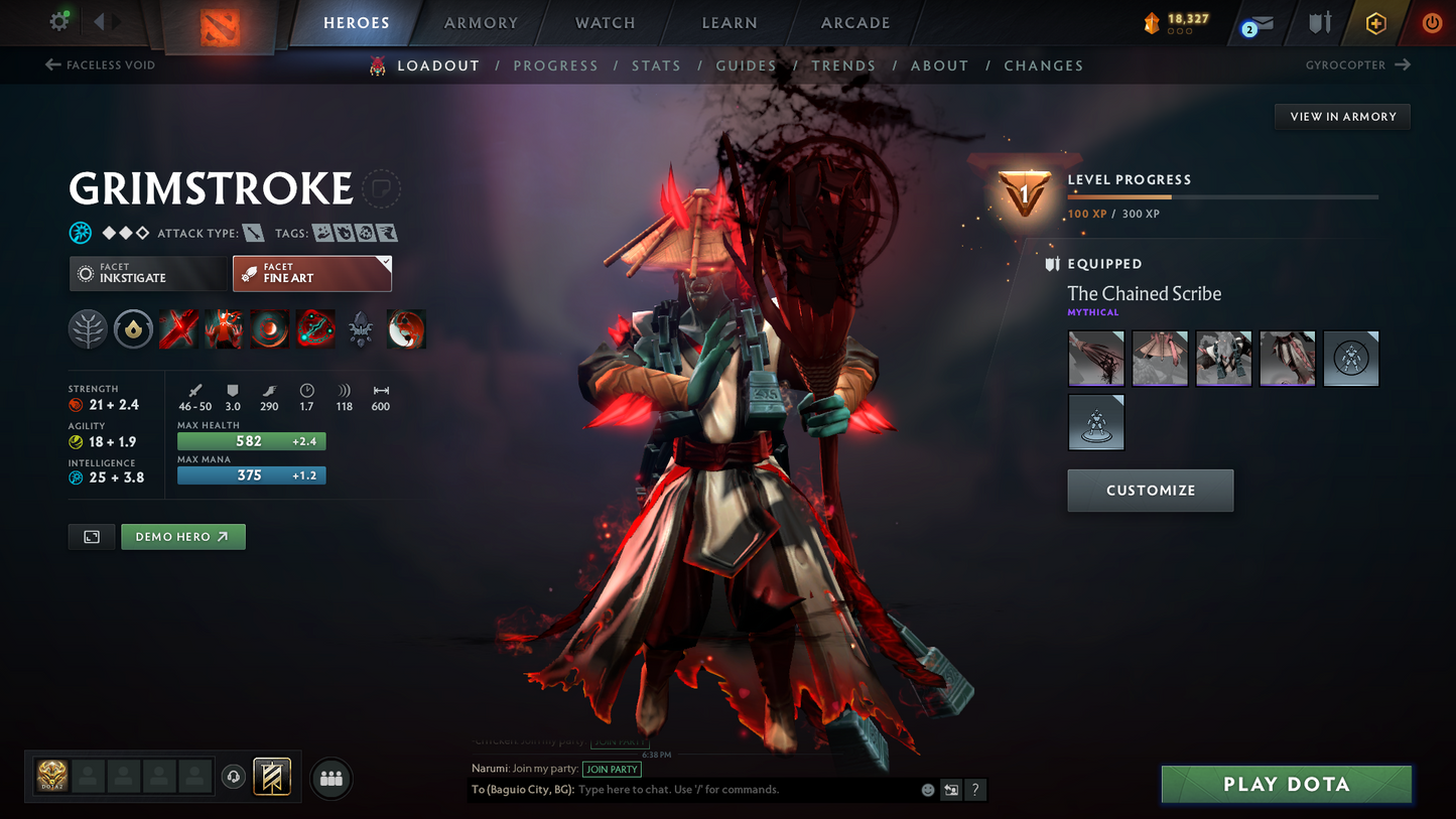Legend I | MMR: 3130 - Behavior: 10167 | Complete Nemestice Battlepass | Arcanas: Spectre, Pudge, Shadow Fiend, Zeus | Personas: Dark Artistry Invoker, Dragon Knight, Mirana | Many Cache Sets & Items Inside | Trophy Level: 396 | Full Access