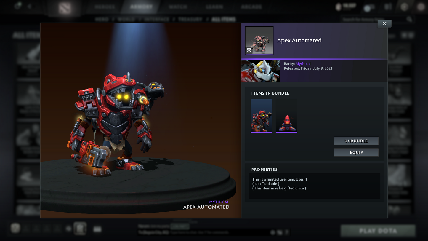 Legend I | MMR: 3130 - Behavior: 10167 | Complete Nemestice Battlepass | Arcanas: Spectre, Pudge, Shadow Fiend, Zeus | Personas: Dark Artistry Invoker, Dragon Knight, Mirana | Many Cache Sets & Items Inside | Trophy Level: 396 | Full Access