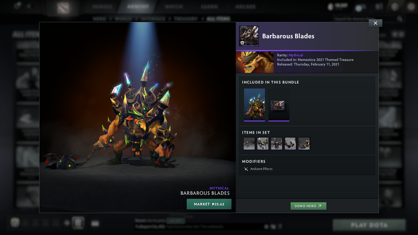 Legend I | MMR: 3130 - Behavior: 10167 | Complete Nemestice Battlepass | Arcanas: Spectre, Pudge, Shadow Fiend, Zeus | Personas: Dark Artistry Invoker, Dragon Knight, Mirana | Many Cache Sets & Items Inside | Trophy Level: 396 | Full Access