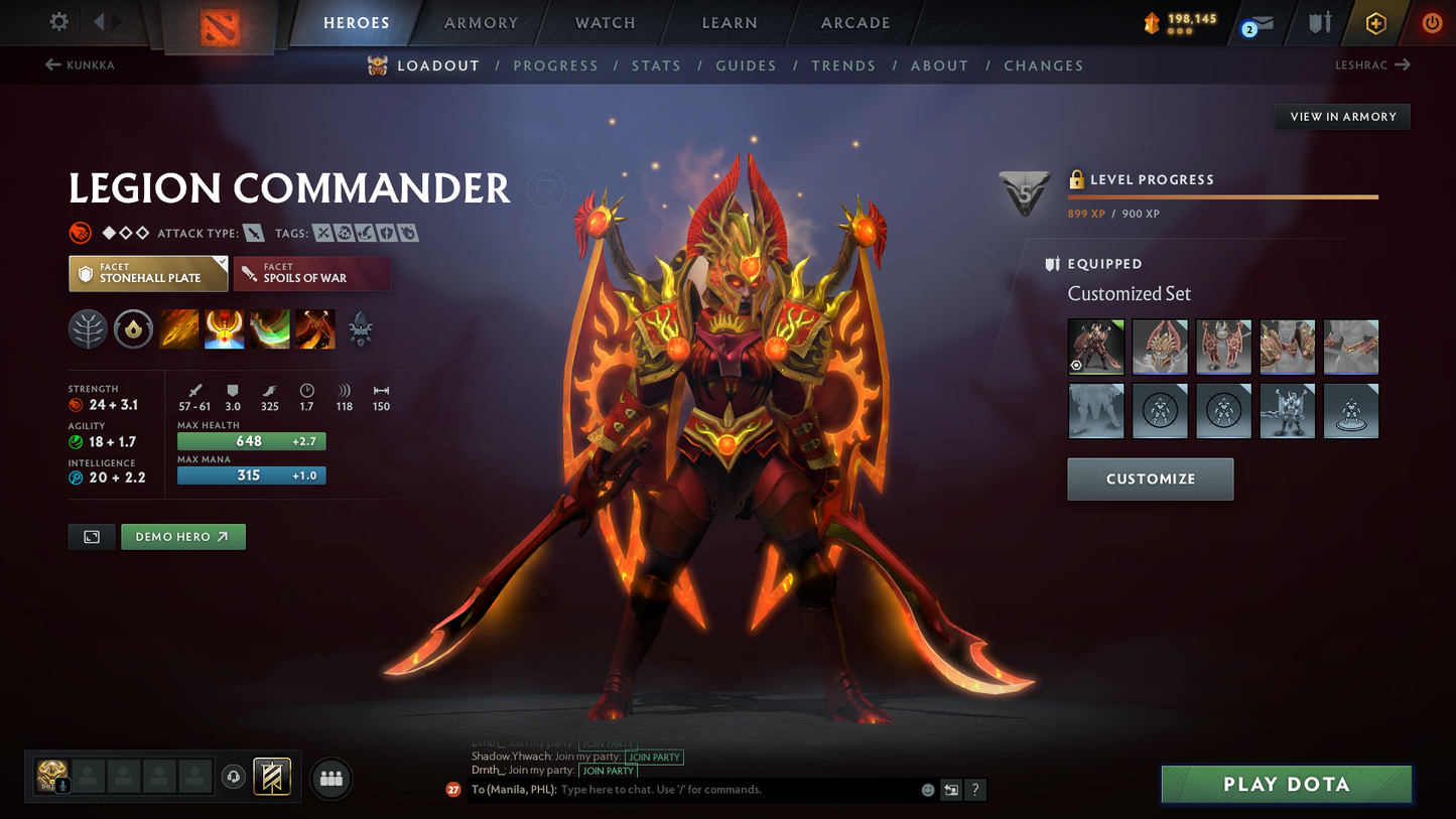 Archon IV | MMR: 2676 - Behavior: 11662 | 3 Arcanas: Legion Commander, Zeus & Terrorblade | Many Exclusive Sets & Immortals Inside | Trophy Level: 135 | Full Access | Mainpool
