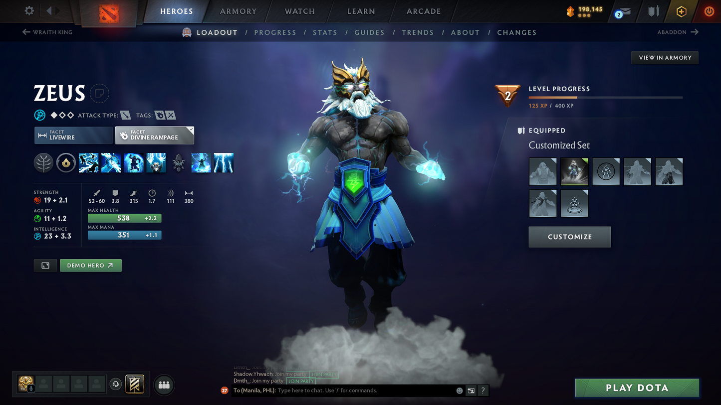 Archon IV | MMR: 2676 - Behavior: 11662 | 3 Arcanas: Legion Commander, Zeus & Terrorblade | Many Exclusive Sets & Immortals Inside | Trophy Level: 135 | Full Access | Mainpool