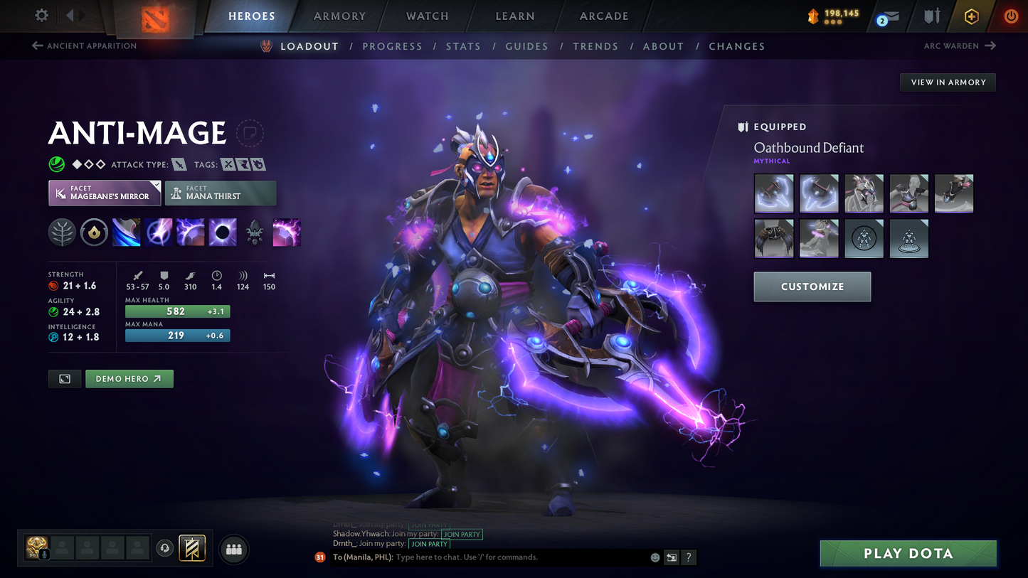 Archon IV | MMR: 2676 - Behavior: 11662 | 3 Arcanas: Legion Commander, Zeus & Terrorblade | Many Exclusive Sets & Immortals Inside | Trophy Level: 135 | Full Access | Mainpool