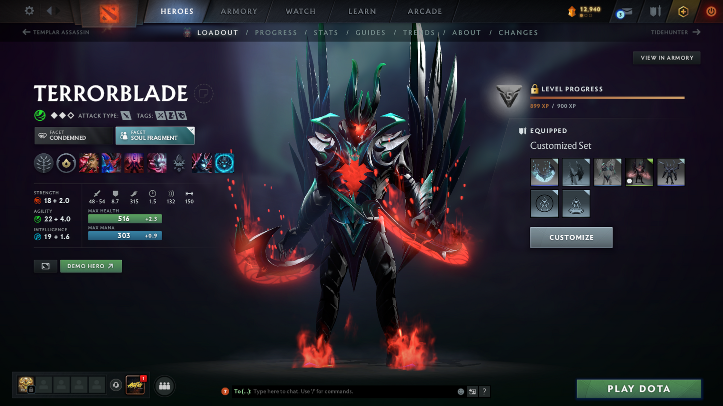 Archon V | MMR: 2936 - Behavior: 8361 | 5 Arcanas: Lina, Pudge, Shadow Fiend, Ogre Magi & Terrorblade | Complete 10th Anniversary Sets | 4336 Hours Played | Mainpool | Trophy Level: 384 | Many Exclusive Sets & Immortals Inside | Full Access