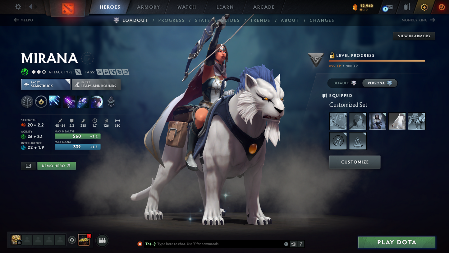 Archon V | MMR: 2936 - Behavior: 8361 | 5 Arcanas: Lina, Pudge, Shadow Fiend, Ogre Magi & Terrorblade | Complete 10th Anniversary Sets | 4336 Hours Played | Mainpool | Trophy Level: 384 | Many Exclusive Sets & Immortals Inside | Full Access