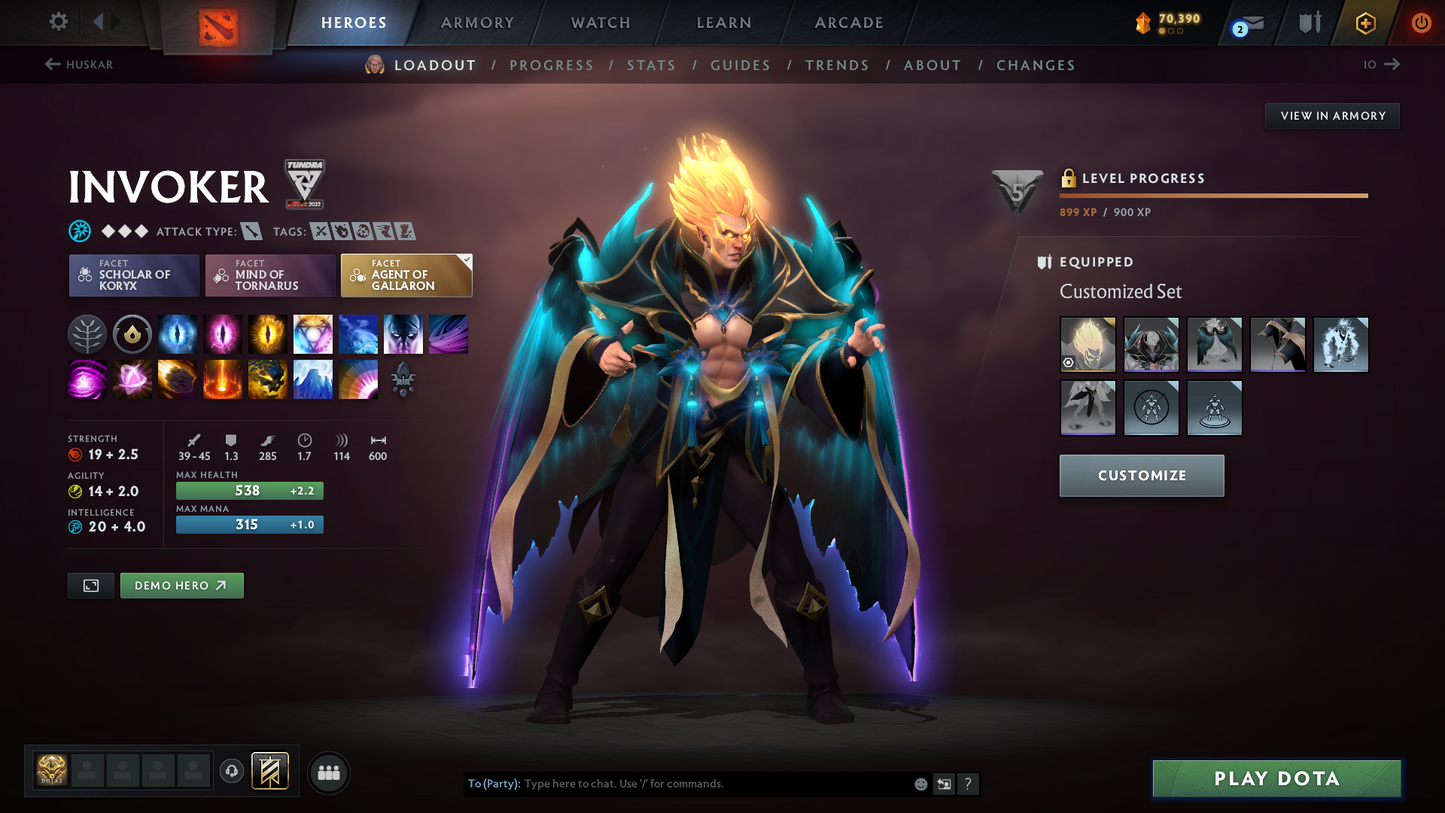 Legend IV | MMR: 3542 - Behavior: 11065 | 2 Arcanas: Shadow Fiend & Zeus | Many Exclusive Sets & Immortals Inside including Invoker's Magus Apex Immortal | 1821 Hours Played | Mainpool | Trophy Level: 239 | Full Access
