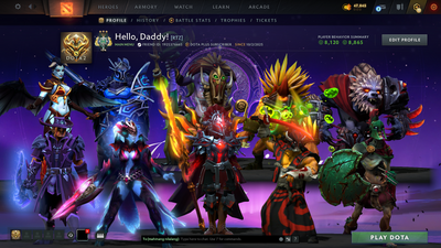 Archon III | MMR: 2642 - Behavior Score: 8865 | Latest Legion Commander Set | Many Items Inside | Fast Queue | Full Access