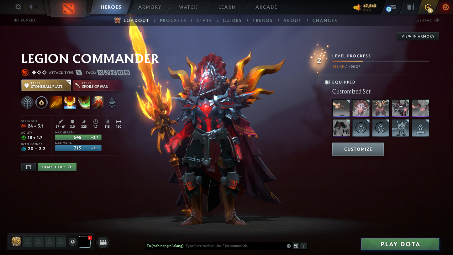 Archon III | MMR: 2642 - Behavior Score: 8865 | Latest Legion Commander Set | Many Items Inside | Fast Queue | Full Access
