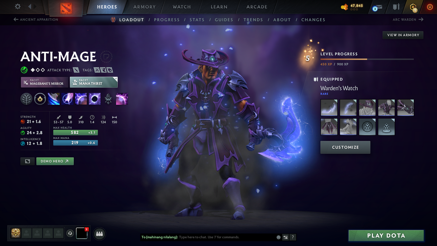 Archon III | MMR: 2642 - Behavior Score: 8865 | Latest Legion Commander Set | Many Items Inside | Fast Queue | Full Access