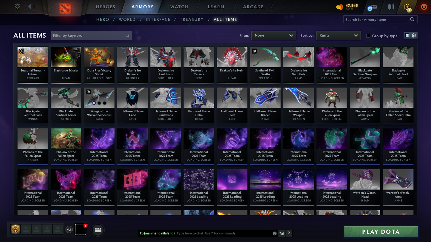 Archon III | MMR: 2642 - Behavior Score: 8865 | Latest Legion Commander Set | Many Items Inside | Fast Queue | Full Access