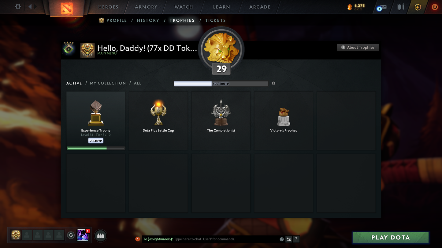Herald IV | MMR 426 | Behavior 8598 | x77 MMR DD TOKENS | 2 Arcanas: Pudge & Crystal Maiden | Fully Stacked with Exclusive Sets & Immortals | Quick Find Match | Many Items Inside | Full Access