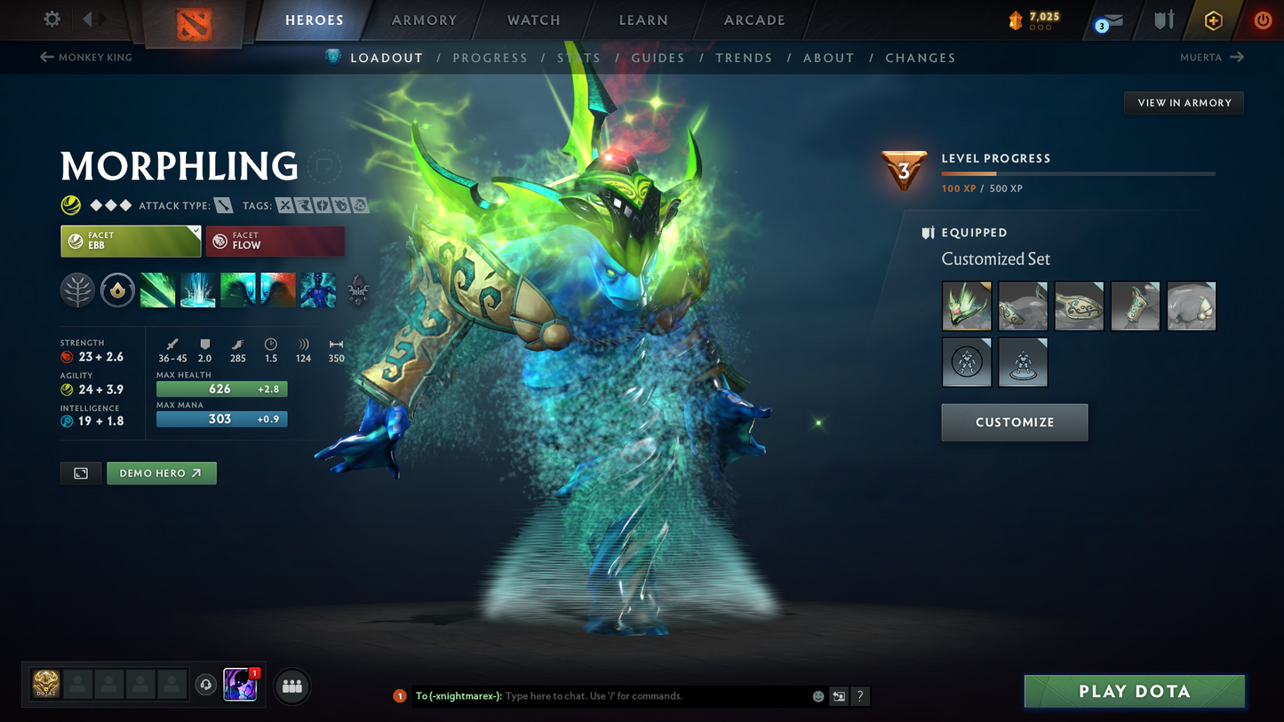 Herald IV | MMR 426 | Behavior 8598 | x77 MMR DD TOKENS | 2 Arcanas: Pudge & Crystal Maiden | Fully Stacked with Exclusive Sets & Immortals | Quick Find Match | Many Items Inside | Full Access