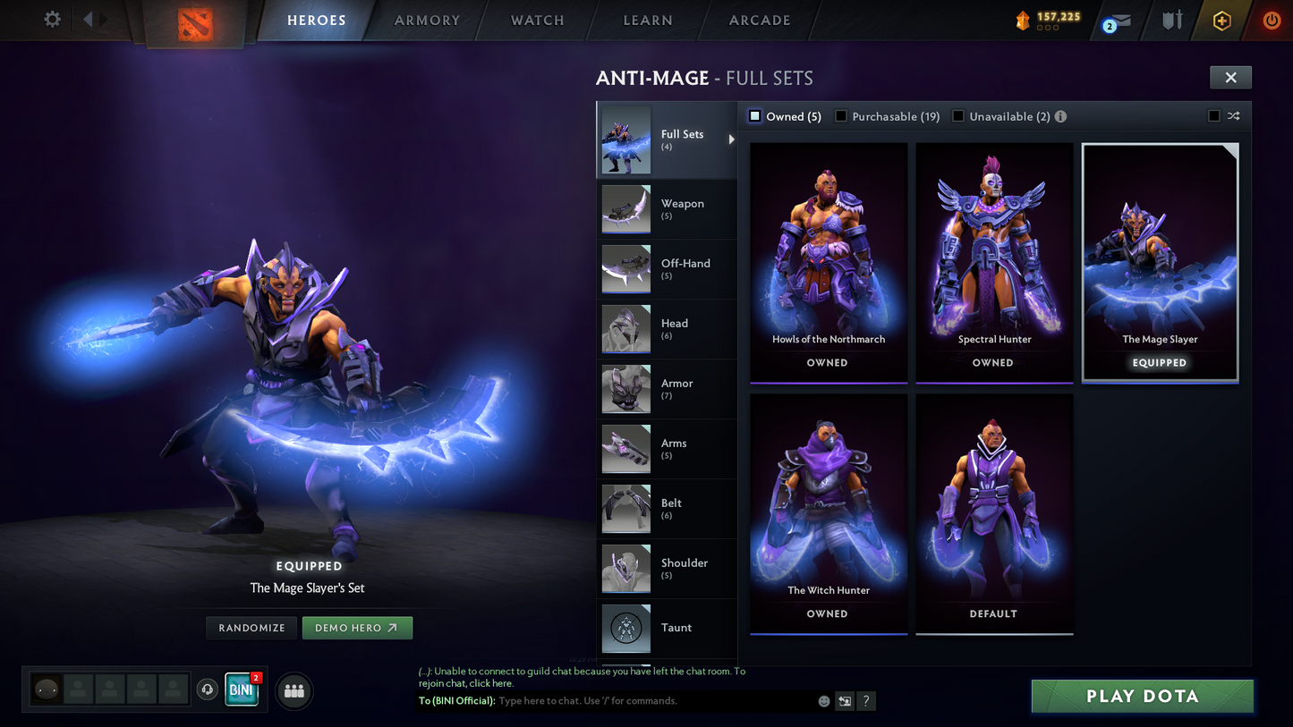 Archon II | MMR: 2528 | Behavior Score: 11217 | Phantom Assassin Arcana | Mirana Persona | Rare PA Cache Set Included | Many Items & Immortals Inside | 10th Anniversary Sets | 1800+ Hours Played | Mainpool | Trophy Level: 236 | Full Access