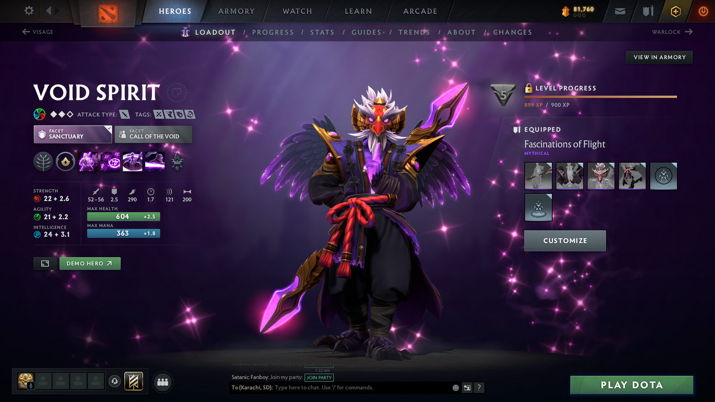 Archon II | MMR: 2476 | Behavior Score: 10535 | 2 Arcanas: Lina, Zeus | 3000 Matches Played | Many Immortals & Sets | Mainpool | Trophy Level: 312 | Full Access