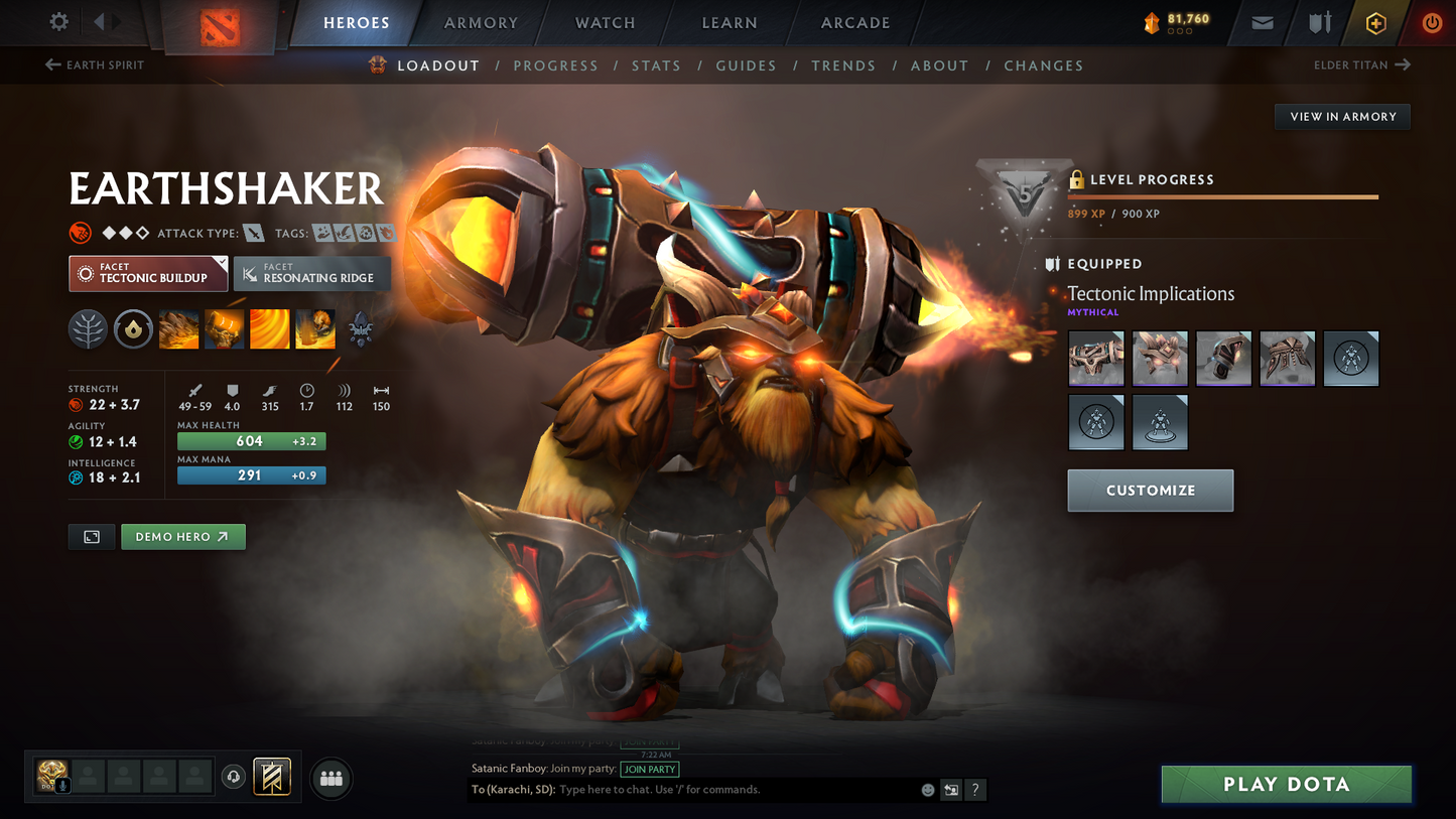 Archon II | MMR: 2476 | Behavior Score: 10535 | 2 Arcanas: Lina, Zeus | 3000 Matches Played | Many Immortals & Sets | Mainpool | Trophy Level: 312 | Full Access
