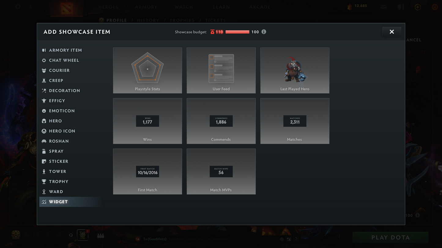 Archon II | MMR: 2476 | Behavior Score: 10535 | 2 Arcanas: Juggernaut & Ogre Magi | 2000+ Matches Played | Many Immortals & Sets | Mainpool | Trophy Level: 281 | Full Access