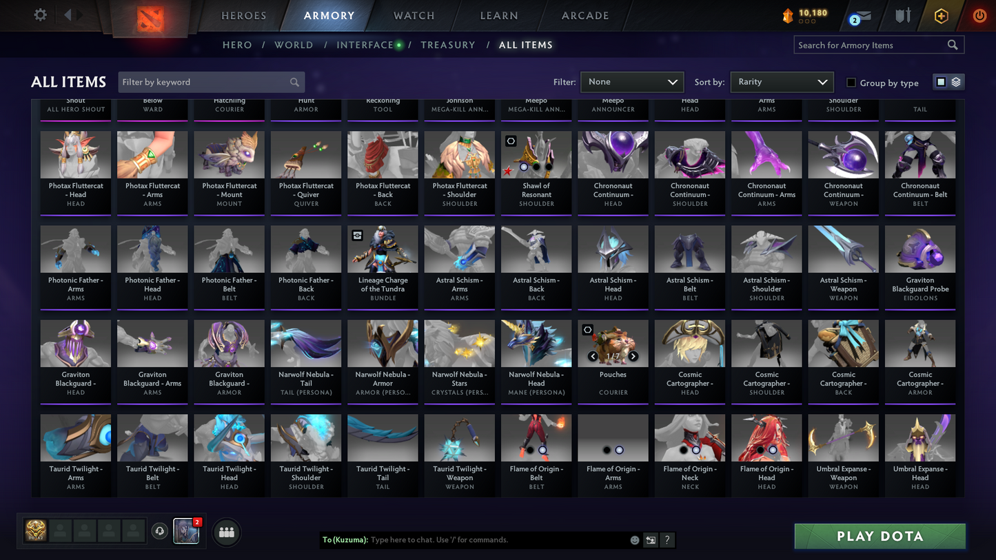 Guardian I | MMR: 639 - Behavior: 11403 | Legion Commander Arcana | 4 Latest Personas: Phantom Assassin, Invoker, Anti Mage, Crystal Maiden | Tons of Latest Cache Sets Inside | Many Immortals | Full Access | Mainpool | Trophy Level: 198+