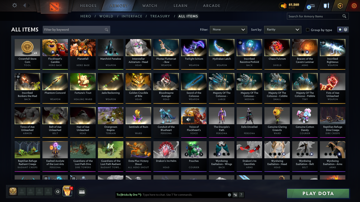 Divine III | MMR: 5034 - Behavior: 10534 | Complete Battlepass TI9 | Arcanas: Earthshaker, Phantom Assassin & Ogre Magi | Axe & Tiny Prestige | 4 Personas: Invoker, CM, PA & AM | Overgrown Empire Terrain | Tons of Collector's Cache and Items