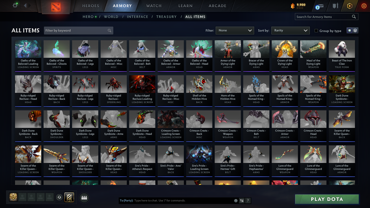 Legend IV | MMR 3541 | Behavior 9390 | Decent Sets Inside | Fast Queue | Full Access