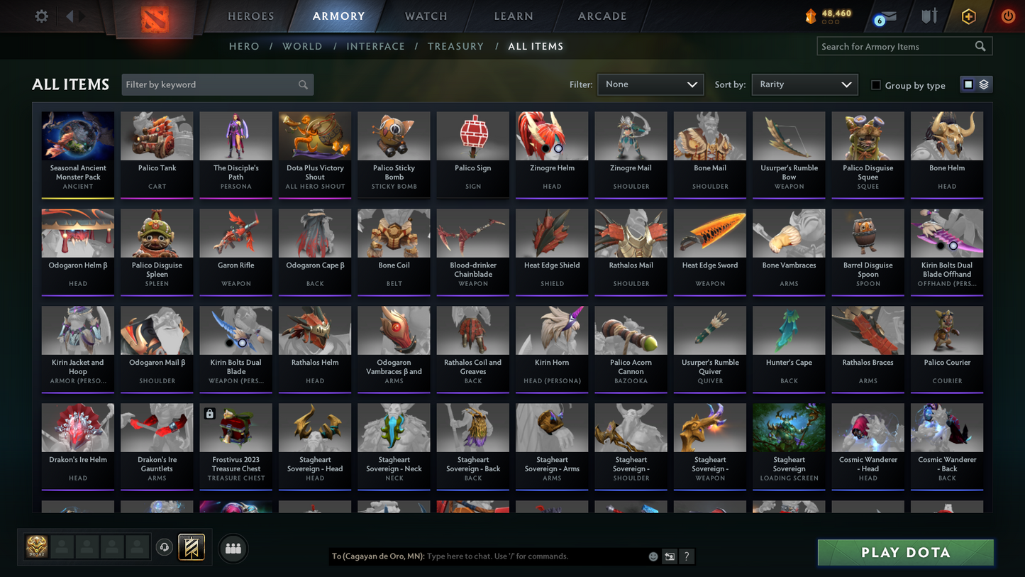 Crusader V | MMR: 2229 - Behavior Score: 8921 | AM Persona | Latest Quartero's Curios Sets | Fast Queue | Full Access