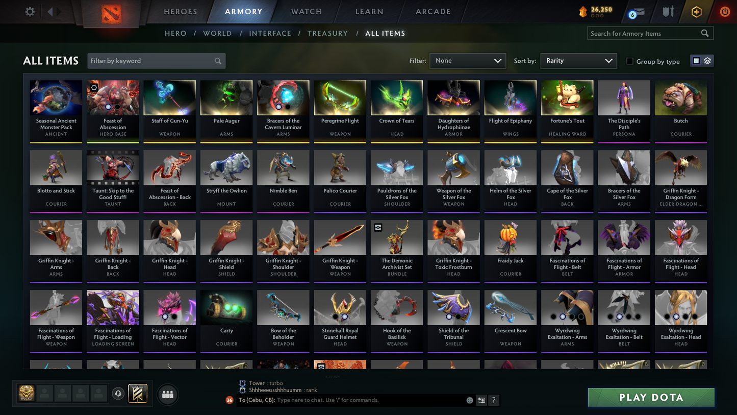 Guardian III | MMR: 1137 | Behavior Score: 10429 | x29 MMR DD TOKENS | Pudge Arcana | Many Immortals & Sets Inside | Fast Queue | Full Access