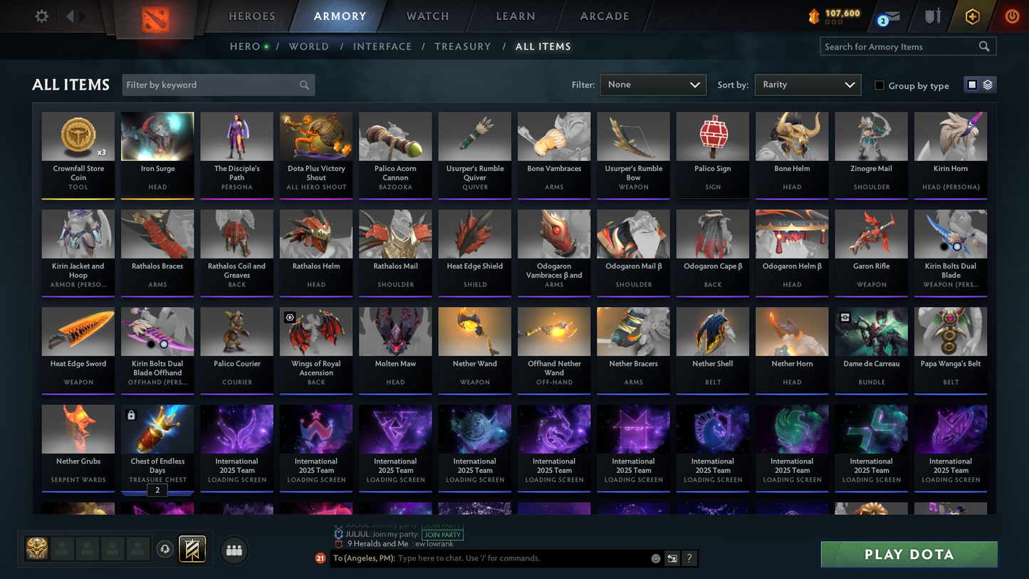 Legend II | MMR: 3320 - Behavior Score: 11211 | AM Persona | Latest Quartero's Curios Sets | Fast Queue | Full Access