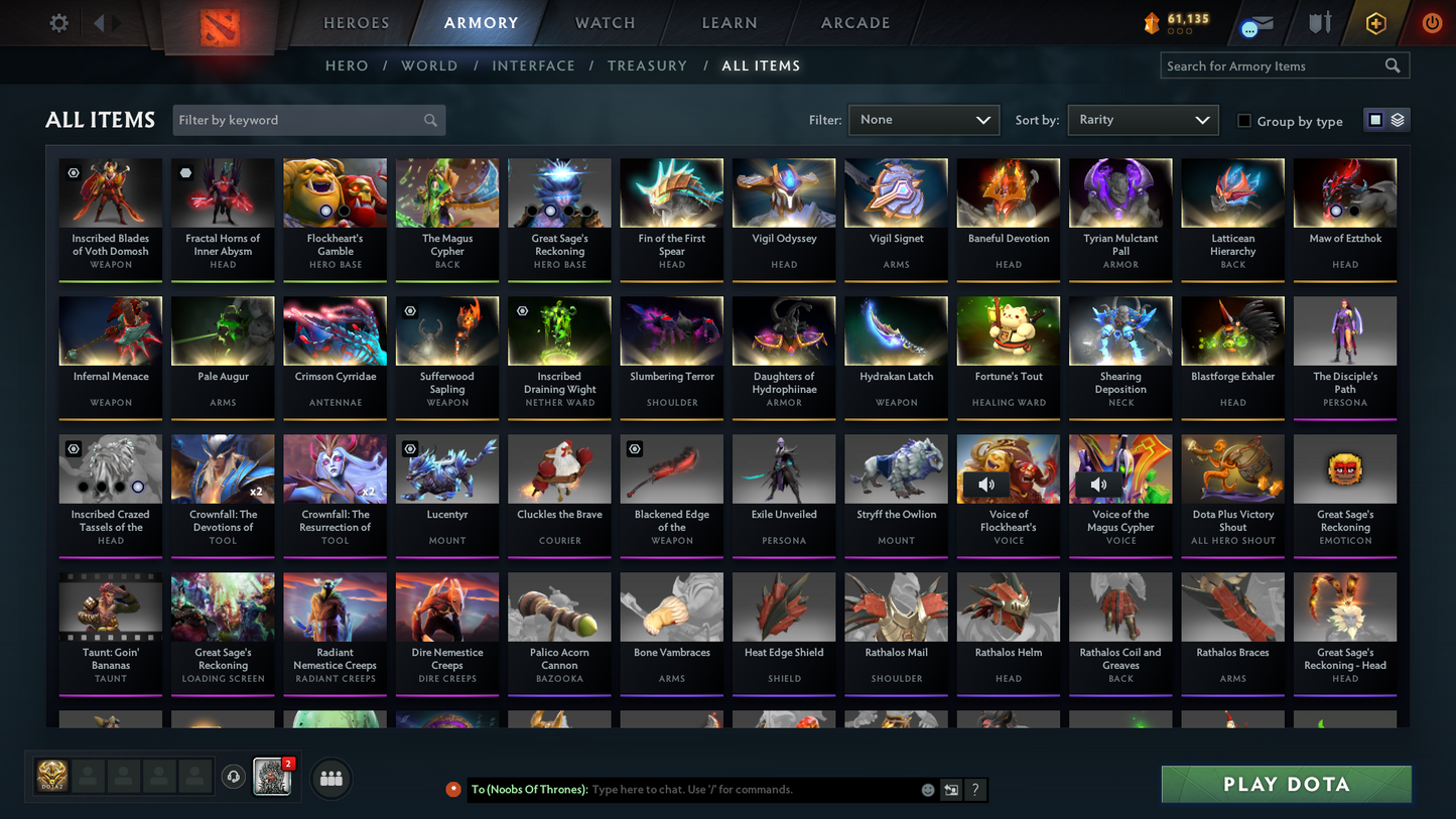 Divine IV | MMR: 5244 | Behavior: 12000 | 5 Exclusive Arcanas | 2 Personas: Mirana & AM | Rare & Expensive Cache Sets | Mainpool | High Trophy Level | 5306 Hours Played