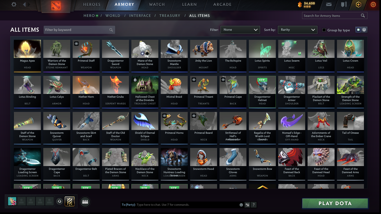 Legend I | MMR: 3217 - Behavior: 9364 | Fast Queue | Decent Sets Inside | Perfect for Smurf | 7 Days Free Dota Plus | Complete Access