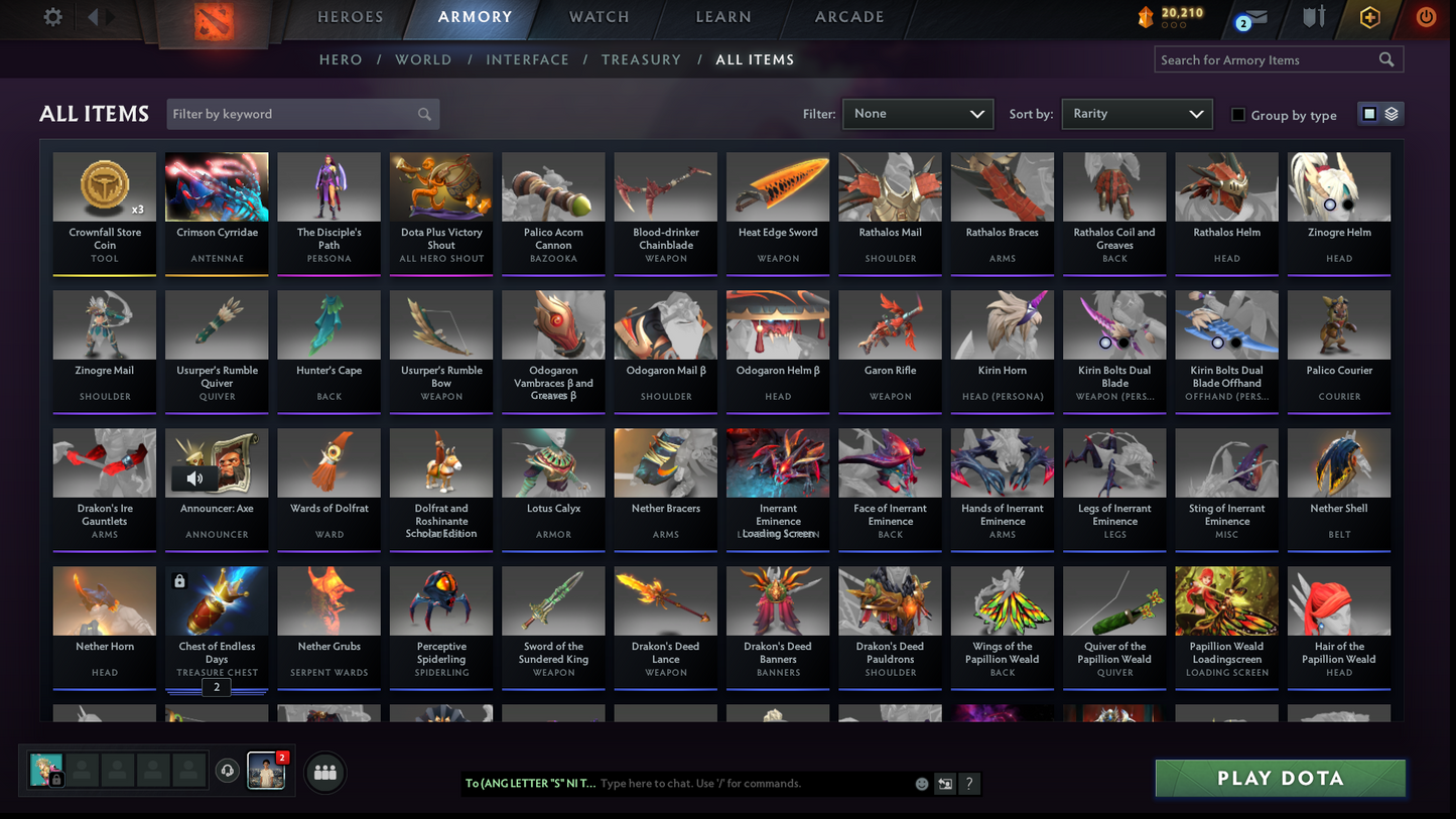 Guardian V | MMR: 1530 - Behavior Score: 7567 | AM Persona | Latest Quartero's Curios Sets | Fast Queue | Full Access
