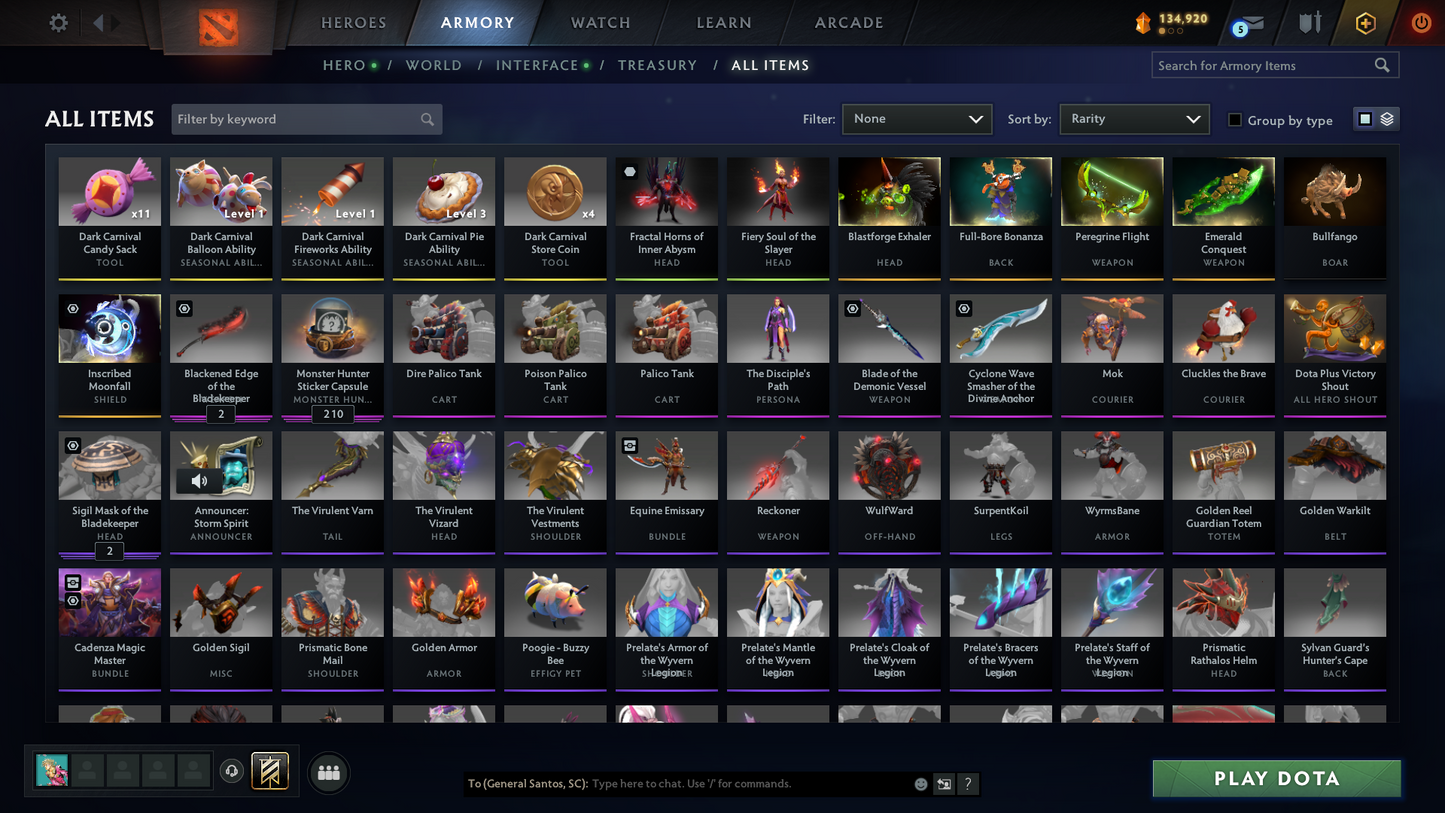 Immortal Leaderboard 2650 | MMR: 7664 - Behavior: 12000 | Terrorblade & Lina Arcana | Anti Mage Persona | Loaded with Sets & Items | Quartero's Curious (All Sets Unlocked) | 2400+ Matches | Mainpool | Trophy Level: 270+ | Complete Access