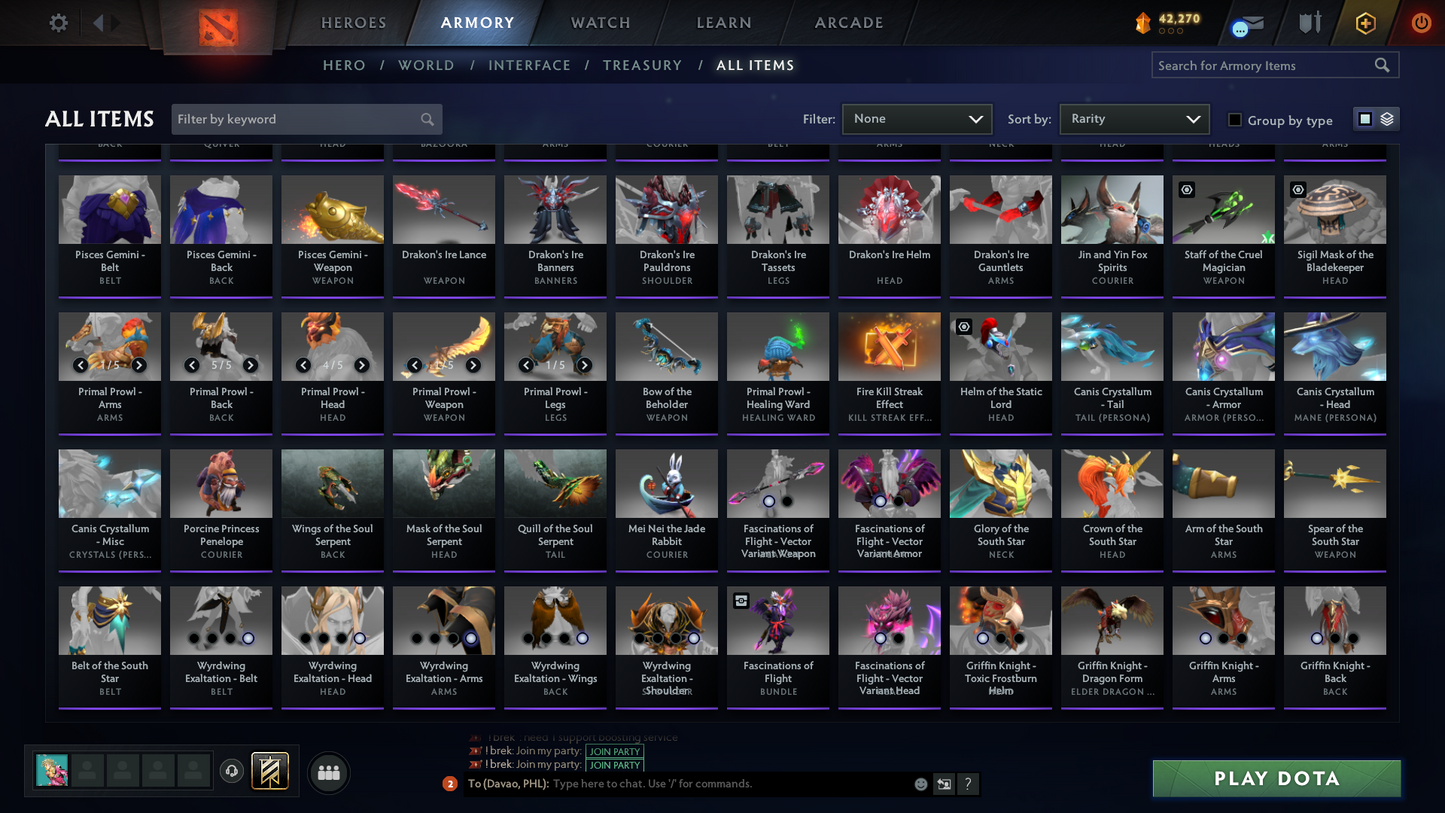 Divine I | MMR: 4590 - Behavior: 11981 | 3 Arcanas: Zeus, Techies & Terrorblade | 11480+ Matches | 3 Personas: Mirana, CM & Antimage | Many Cache Sets & Items | Loaded with Immortals | Mainpool | Complete Access