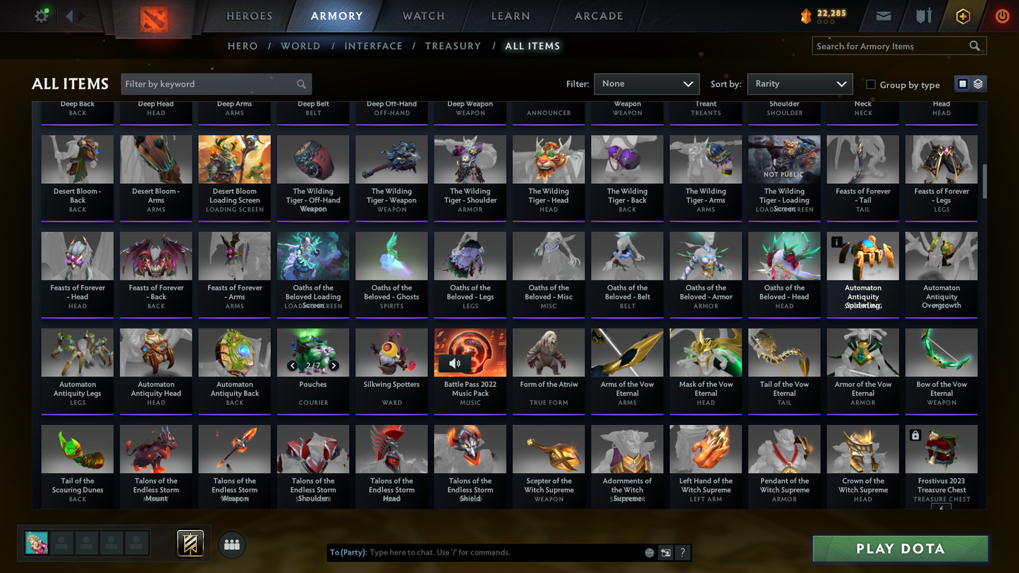Divine III | MMR: 4977 | Behavior: 10760 | Fully Stacked Account | Phantom Assassin Arcana | Expensive Cache Sets & Items | Mirana & Pudge Persona | Complete 10th Anniversary | Mainpool | 5400+ Hours | Full Access
