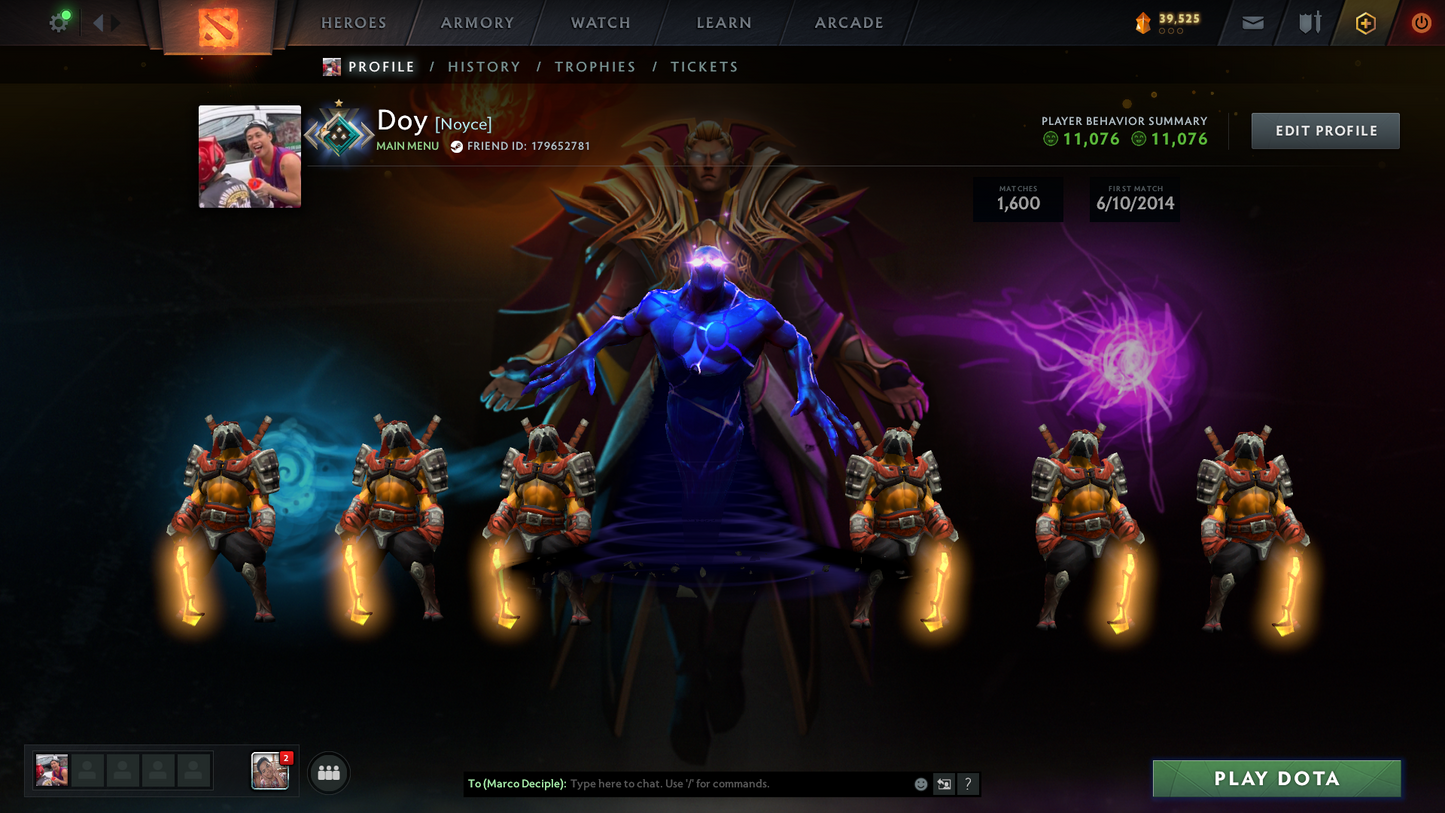 Crusader I | MMR: 1524 (Calibrated) | 11k Behavior | 2014 Account | 1,837 Hours Played