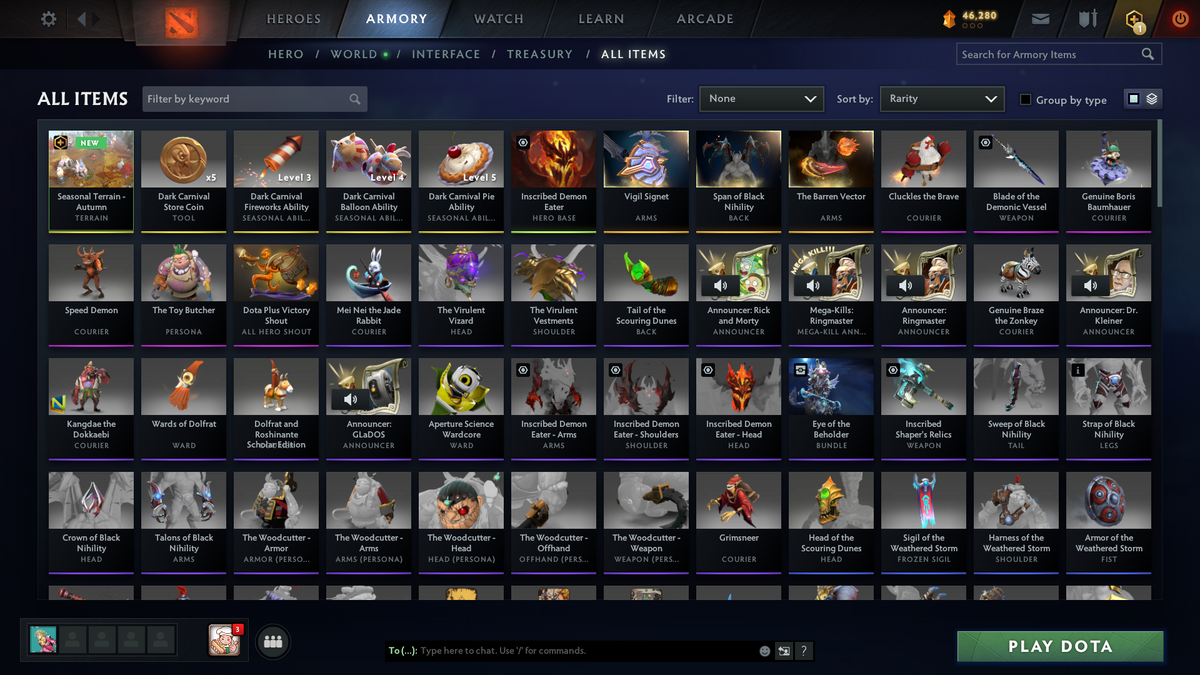 Divine I | MMR: 4632 | Behavior: 10359 | Shadow Fiend Arcana | Pudge Persona | Recently Calibrated | Quartero's Curios Sets | Fast Queue | Perfect for Smurf | Safe & Instant Delivery | Full Access