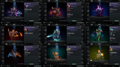 Immortal Leaderboard | MMR: 9186 - Behavior: 11432 | Battlepass: TI10 | 7 Arcanas - Wraith King, Windranger, Queen of Pain (Style 2 Unlocked), PA, Zeus, CM & Legion | 5 Personas | Tons of Cache Sets | 7800+ Matches Played | Complete Access