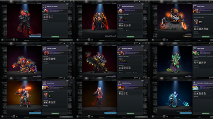 BATTLEPASS: TI8, TI9, TI10, TI11, NEMESTICE - SPECIAL COLLECTOR'S ACCOUNT - 12 ARCANAS: SPEC, ES, WK, QOP, WR, VOID, RAZOR, PA, JUGG, RUBICK, ZEUS & LINA + LION'S GREEN HAND, DARK ARTISTRY & TINY PRESTIGE | TONS OF CACHE SETS | ALL PERSONAS | TERRAINS