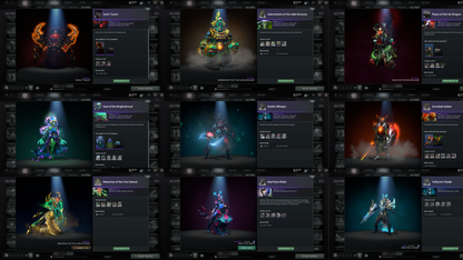 Battlepass: Aghanims, TI9 | Drow Ranger, Earthshaker, Jugg & CM Arcana | 4 Personas: Invoker, CM, AM & Mirana | Axe, Tiny & Hoodwink Prestige | Tons of Cache Sets & Items | Fully Stacked Account | 7700+ Hours Played | Complete Access