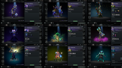 AGHANIMS BATTLEPASS | Drow Ranger (Style 2), Phantom Assassin, Jugg & Terrorblade Arcanas | 6 Personas: Invoker, CM, AM, PA, Pudge & Mirana | Hoodwink Prestige | Tons of Cache Sets & Items | Fully Stacked Account | 8,200+ Hours Played | Complete Access
