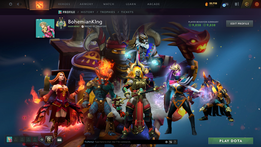 Archon II | Behavior Score: 9038 | Zeus Arcana | Anti-Mage Persona | Some Immortals Inside | Fast Queue | 39 Trophy Level | 500 Hours | Old Account | Full Access | Items Inside