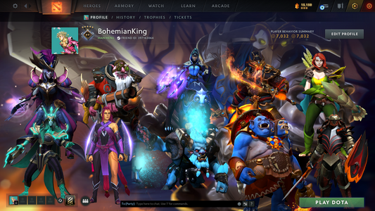 Guardian V | Behavior Score: 7032 | Antimage Persona | Few Immortals | Mainpool Account | Trophy Level 36 | Quick Que | Full Access | Some Sets Inside