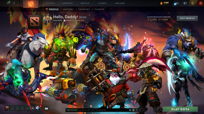 Legend II | MMR: 3028 - Behavior Score: 7065 | Slark Complete Set | Many Immortals Inside | MuhKeen Gun | Mirana Persona | Full Access