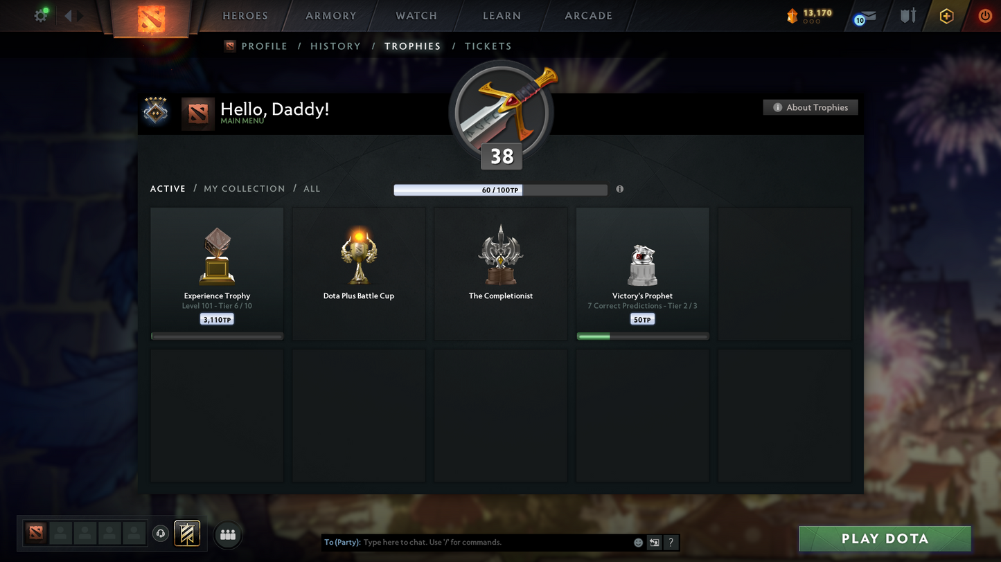 Guardian V | Behavior Score: 10761 | Many Immortals | Mainpool Account | Trophy Level 38 | Many Items Inside | Quick Que | Full Access
