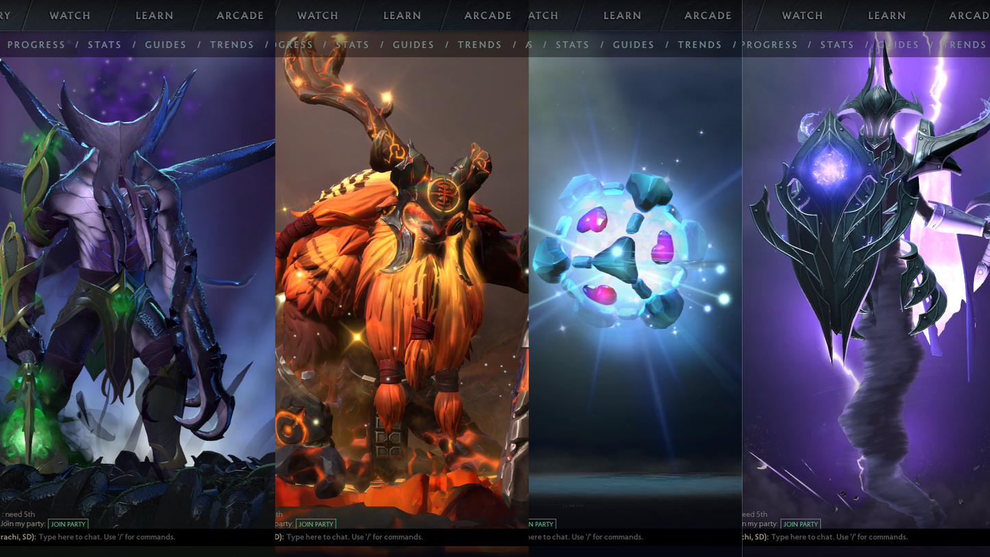 Archon II | MMR: 2433 - Behavior: 12000 | Battlepass: TI7, TI8, TI9, TI11 | 11,264 Hours Played | Arcanas: Earthshaker, IO, Razor, Void | 6 Arcanas In Total | 4 Latest Personas | 4 Exclusive Terrains | Tons of Collector's Cache and Items
