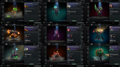 Crusader IV | MMR: 1988 | Battlepass: TI8+TI9 | Earthshaker & PA Arcanas | 3 Personas: Invoker, AM, Pudge | Lion's Green Hand | Axe & Tiny Prestige | 2 Terrains | Tons of Cache Sets | 2018 Account | Complete Access