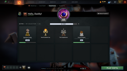Herald IV | Behavior Score: 10778 | 2 Arcanas: Lina & CM | Pa and Mirana Persona | Many Immortals | Many Sets | Mainpool Account | Full Access | 1K Hours