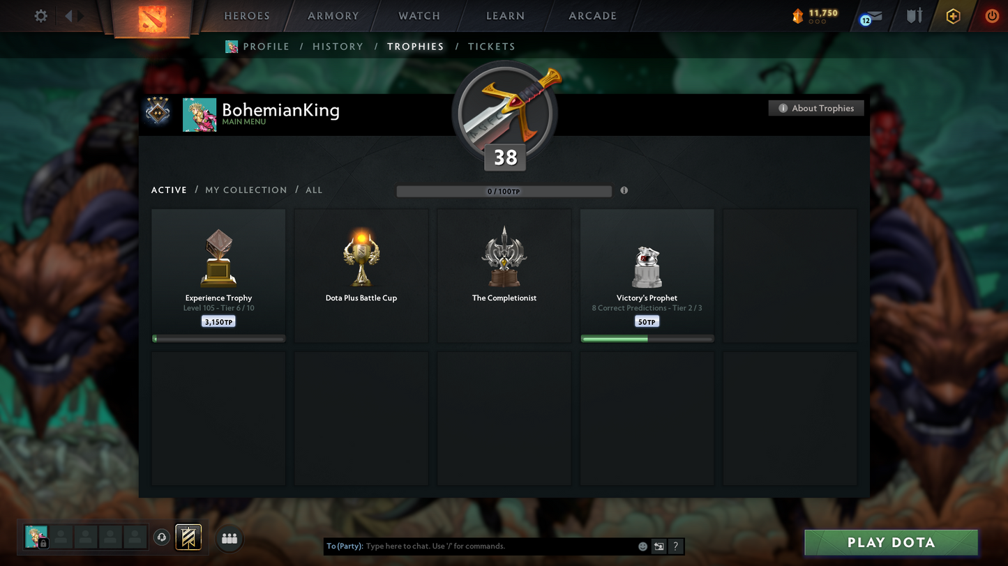 Guardian IV | MMR: 1387 - Behavior: 7559 | Antimage Persona Windranger Mythical Set | Gyro and Lich Immortal | Full Access | Ma