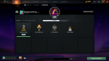 Archon I | Behavior Score: 9236 | Nature's Prophet and Templar Assassin Immortal | 4000+ Hours | 1800 Games | Mainpool Account |