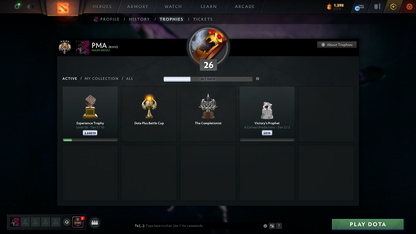 Legend IV | Behavior Score: 9009 | Antimage Persona | Decent Sets Inside | Fast Que | Trophy Level 26 | Perfect for Smurf | Full Access