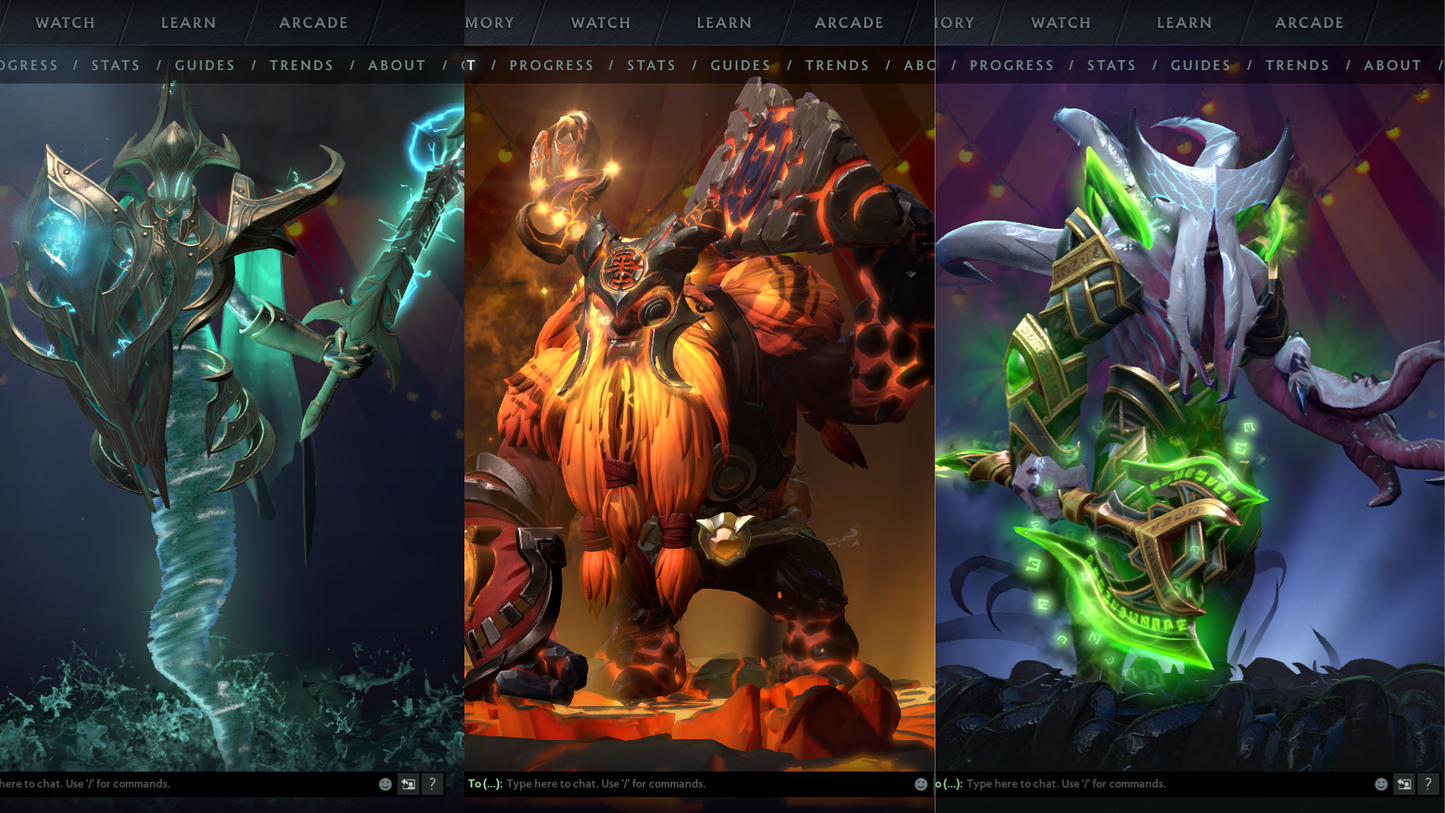 TI9, TI10, TI11 - Collector's Acc - 9 Arcanas: WK, QOP, WR, Void, ES, Razor, Rubick, Lina & SF | Ultra Rare Cache Sets & Items | 6 Personas | Axe, Tiny & Primal Prestige | 2 Exclusive Terrains | Arcanas Style Unlocked | 2015 Account | Complete Access