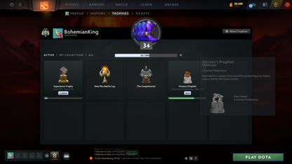 Archon II | Behavior Score: 8609 | Few Sets Inside | Quick Que | Mainpool Account | 520 hours | 2025 Account | Full Access | Perfect to Smurf